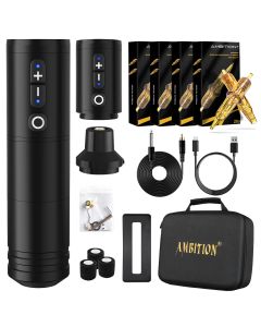 Tattoo Kit | Ambition Ninja Wireless Tattoo Machine Kit