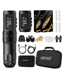 Tattoo Kit | Ambition Mars-U Wireless Tattoo Machine Kit